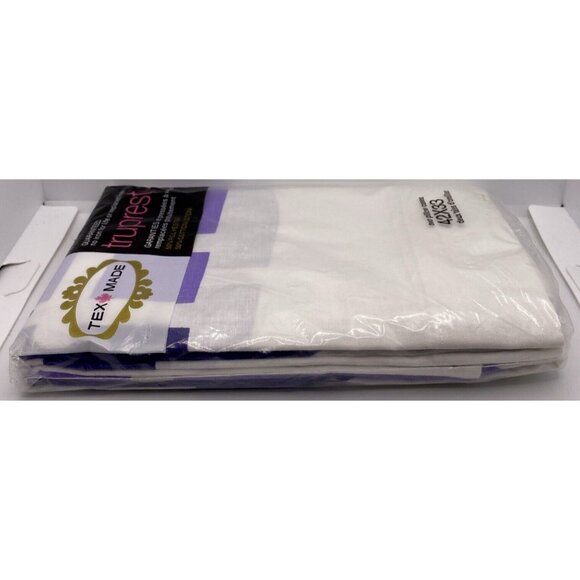 Texmade Labyrinth Truprest Set of 2 Pillow Cases Geometric Links 1970s Purple - Picture 11 of 12